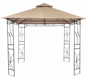 SrbijaOglasi - Metalna gazebo tenda Panama sa duplim krovom 3 x 3m
