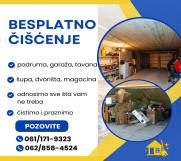 SrbijaOglasi - Besplatno čišćenje podruma, garaža, tavana stanova