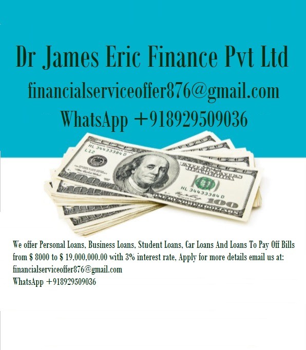 Business loans and personal loans are available